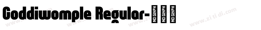 Coddiwomple Regular字体转换